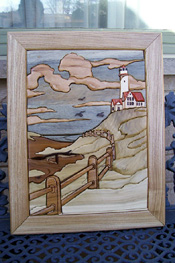 Picture of Wooden Art made from Blued Ponderosa Pine by Fred Des Camps 