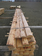 New Siding Product: Swiss Batten Log Siding